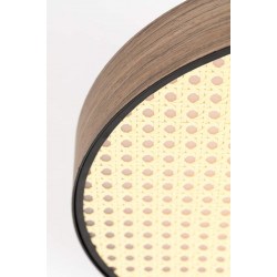 Lampe de table Sien en rotin et bois - Zuiver