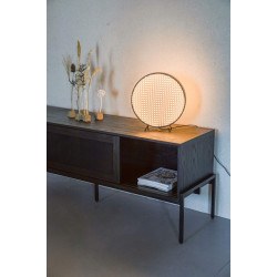 Lampe de table Sien en rotin et bois - Zuiver