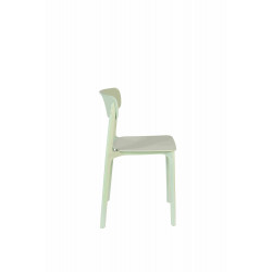 chaise plastique vert clair