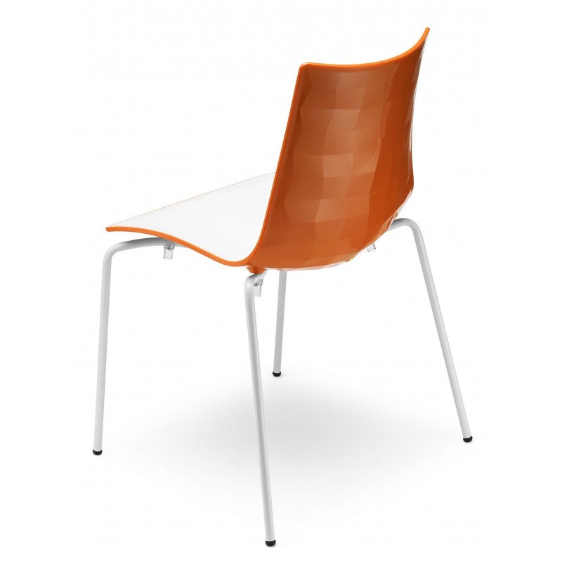 Chaise design Zebra bicolor par Scab design Chaise design Zebra bicolor par Scab design