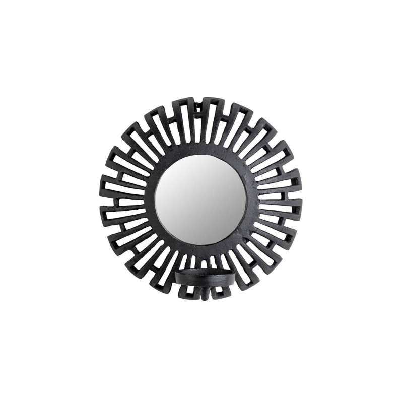 Petit miroir déco porte bougie style aztèque Petit miroir déco porte bougie style aztèque