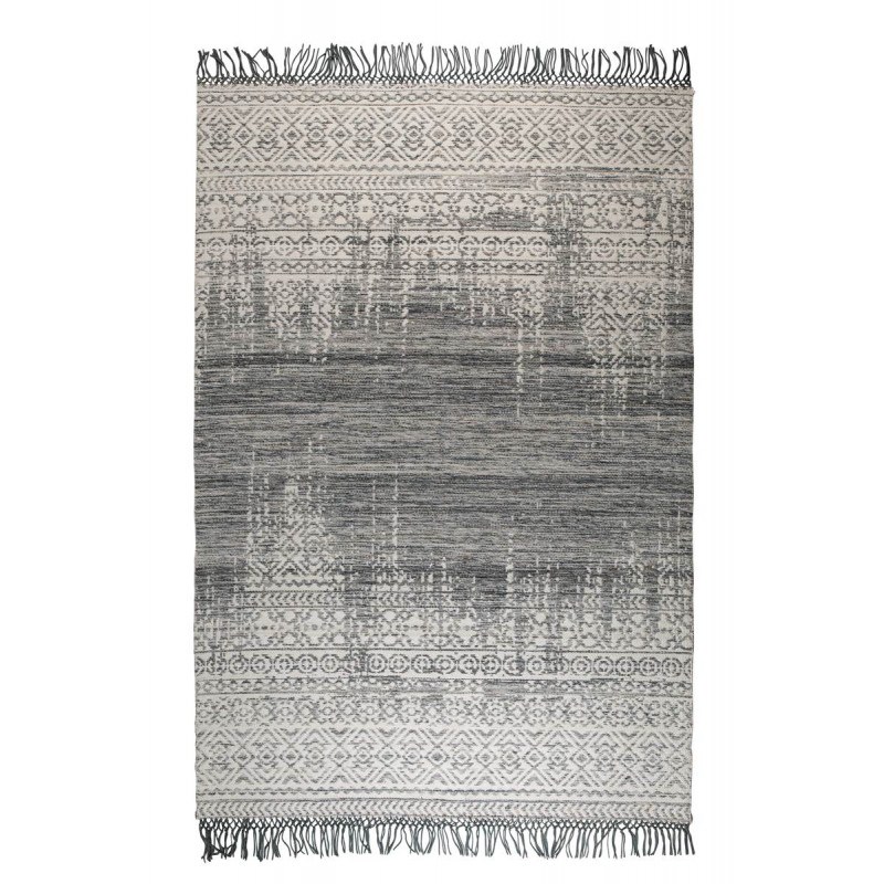 Tapis LIV 170 x 240 cm en laine fait main bleu mer Tapis LIV 170 x 240 cm en laine fait main bleu mer