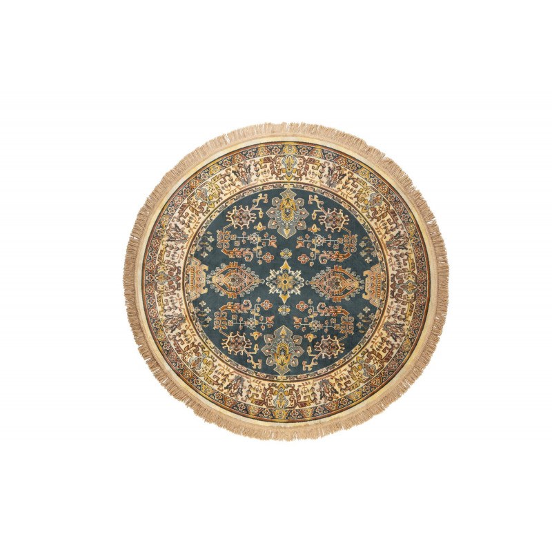 Tapis Raz rond à franges 160 cm - Boite à design Tapis Raz rond à franges 160 cm - Boite à design