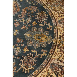 Tapis Raz rond à franges 160 cm - Boite à design