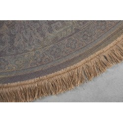 Tapis Raz rond à franges 160 cm - Boite à design