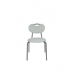 Chaises vertes design en tissu Aspen - lot de 2 - Zuiver