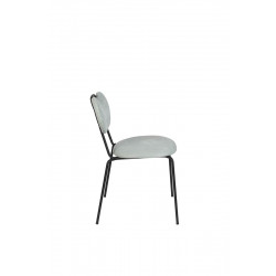 Chaises design en tissu Aspen - lot de 2