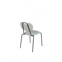 Chaises design en tissu Aspen - lot de 2