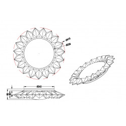 Plafonnier led multicouleurs SUNFLOWER