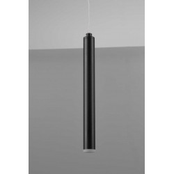 Suspension design filaire led noir Tubular