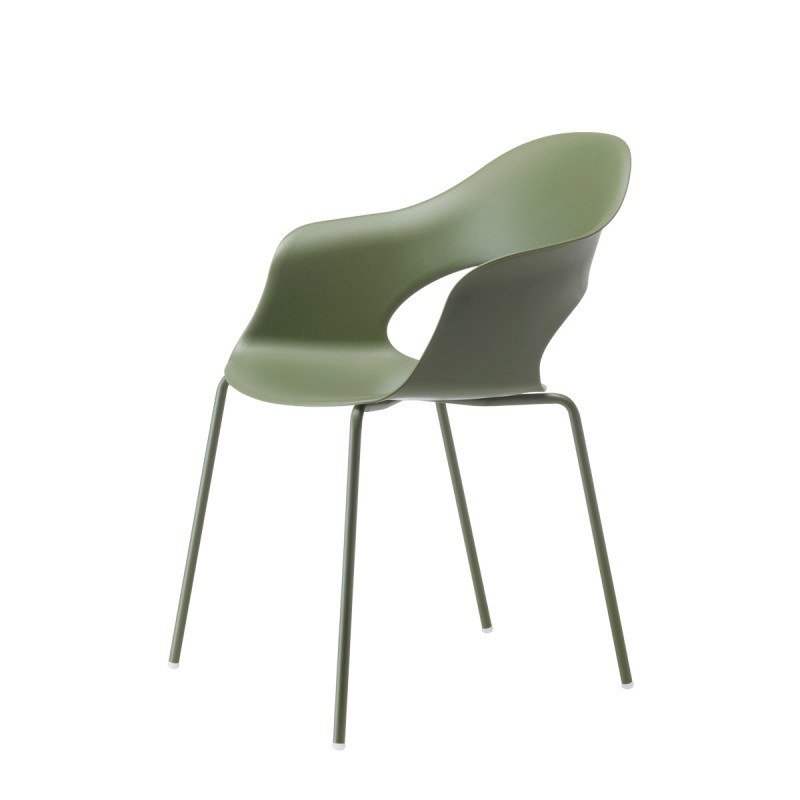 Chaise design verte Lady B par Scab design Chaise design verte Lady B par Scab design