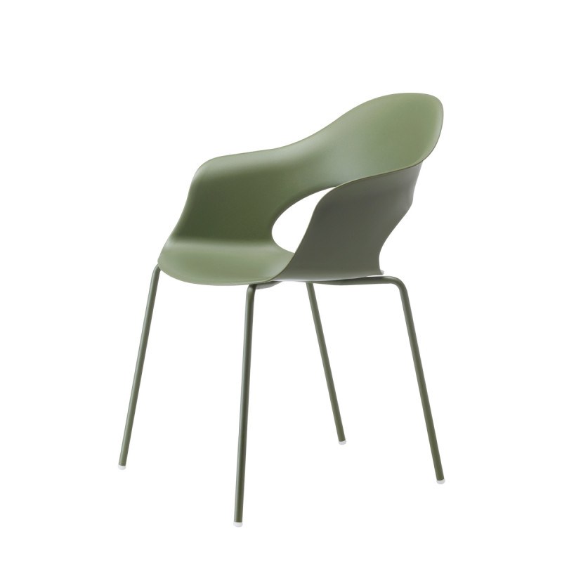 Chaise design verte Lady B par Scab design