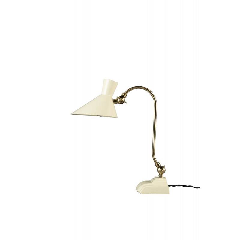 Lampe de bureau vintage ivoire GAIA - Dutchbone Lampe de bureau vintage ivoire GAIA - Dutchbone