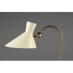 Lampe de bureau vintage ivoire GAIA - Dutchbone