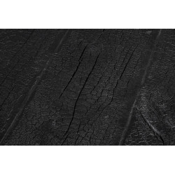 Table basse ronde COALS en acacia massif noir - Dutchbone