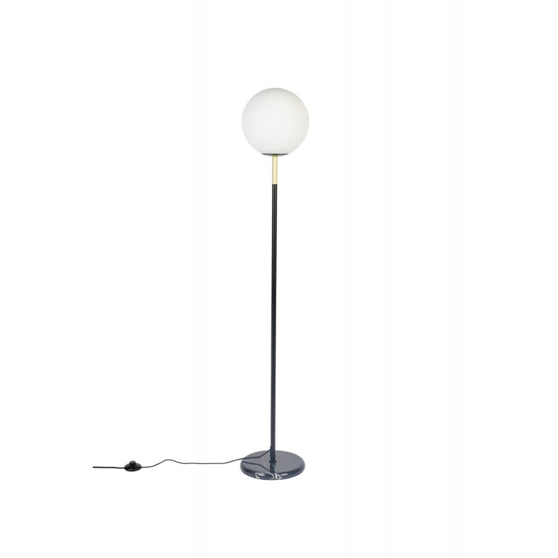 Lampadaire en verre blanc ORION par Zuiver