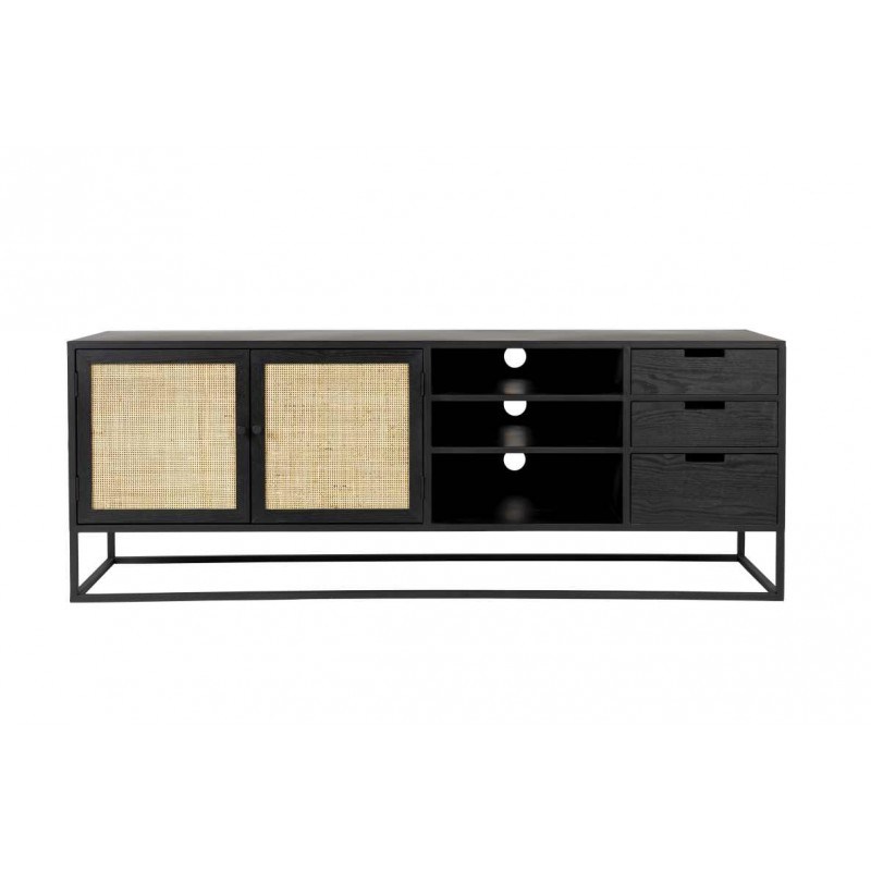 Meuble TV buffet bois et rotin Guuji Meuble TV buffet bois et rotin Guuji