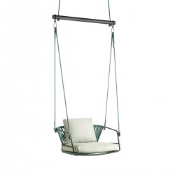 Fauteuil de jardin balancoire Lisa Swing Scab vert menthe