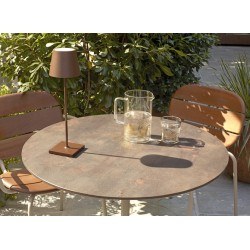 Lot de 2 chaises de jardin avec accoudoirs SiSi Bois