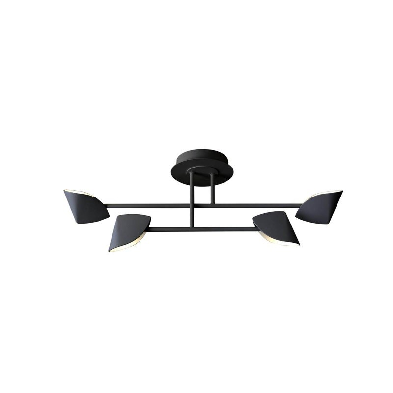 Semi-plafonnier led noir design Capuccina 4L - Mantra Semi-plafonnier led noir design Capuccina 4L - Mantra
