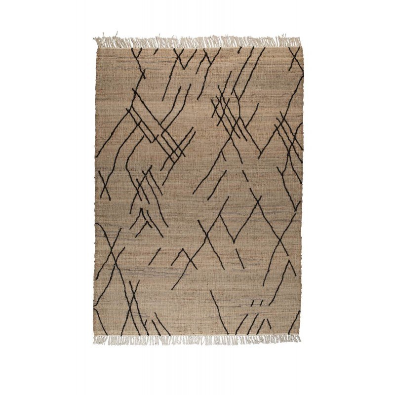 Tapis beige ethnique fait main SHANK 170X240 - Dutchbone Tapis beige ethnique fait main SHANK 170X240 - Dutchbone