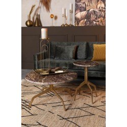 Tapis beige ethnique fait main SHANK 170X240 - Dutchbone