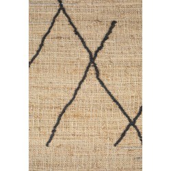 Tapis beige ethnique fait main SHANK 170X240 - Dutchbone