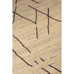 Tapis beige ethnique fait main SHANK 170X240 - Dutchbone