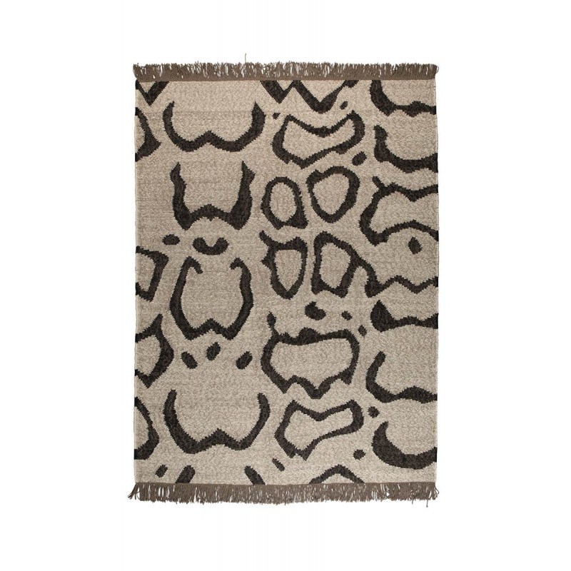 Tapis rectangulaire à franges AYAAN 200X300 - Dutchbone Tapis rectangulaire à franges AYAAN 200X300 - Dutchbone
