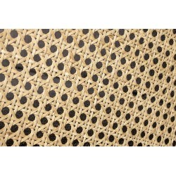 Canapé tissu et rotin naturel Manou 150 cm - Dutchbone