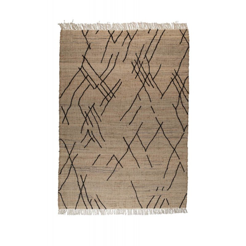 Tapis beige ethnique fait main SHANK 200X300 - Dutchbone