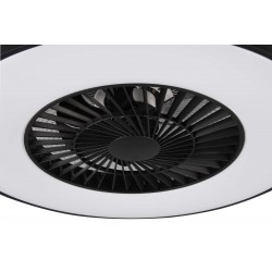 Ventilateur plafonnier Halmstad noir 59 cm