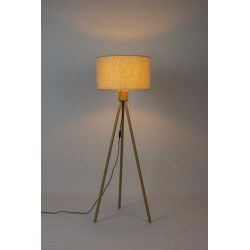 Lampadaire durable lin - Fan Bamboo