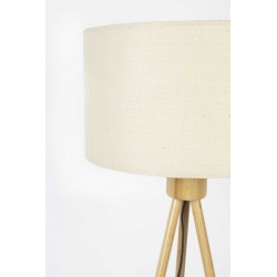 Lampadaire durable lin - Fan Bamboo