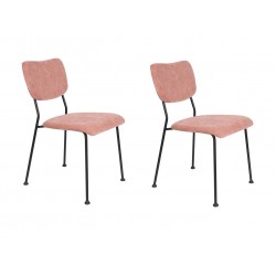 Chaises tissu Benson Zuiver - lot de 2