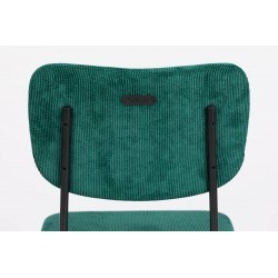 Tabourets de bar velours 75 cm Benson Zuiver - lot de 2