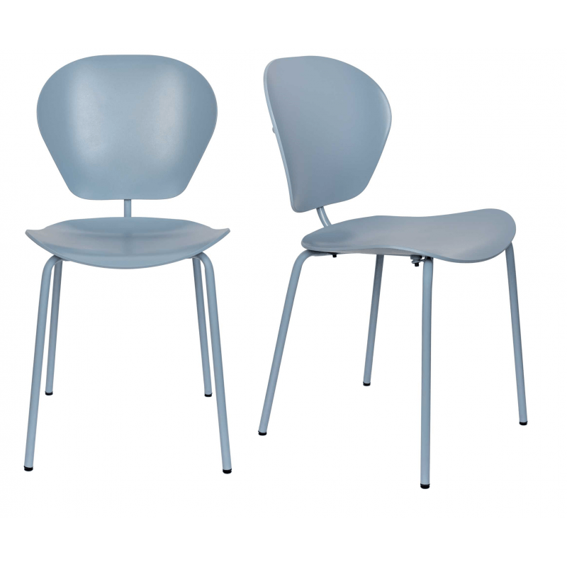 Lot de 2 - Chaise recyclée Ocean - Zuiver Lot de 2 - Chaise recyclée Ocean - Zuiver