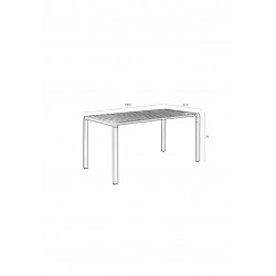 Dimension table Vondel zuiver