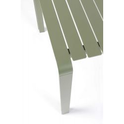Table de jardin en métal 8/10 places Vondel vert - Zuiver