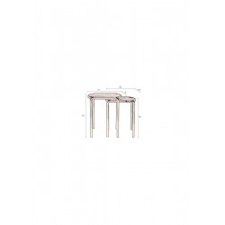 Tables d'appoint BANDHU lot de 2 - Dutchbone