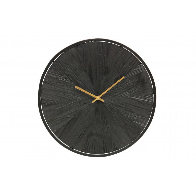 Horloge en bois noir Valentino - Woood