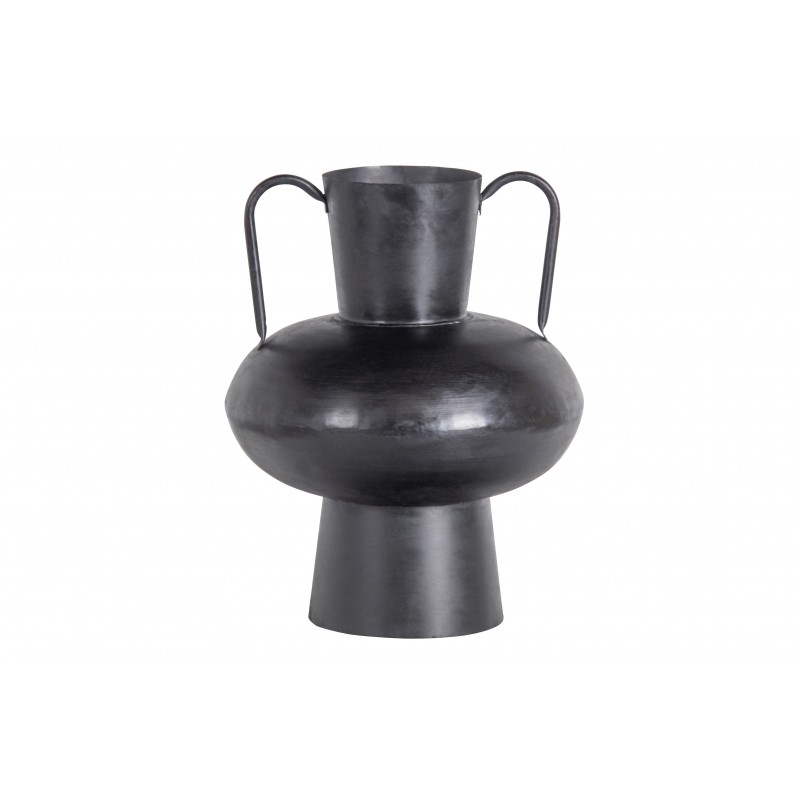 Vase vintage avec anse métal noir 37cm Vere - Woood