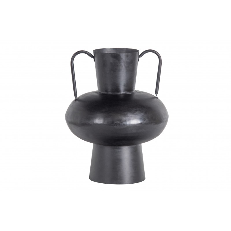 Vase vintage avec anse métal noir 37cm Vere - Woood Vase vintage avec anse métal noir 37cm Vere - Woood