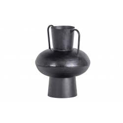 Vase antique avec anse métal noir 37cm Vere - Woood
