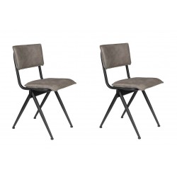 Lot de 2 chaises de table à manger Willow - Dutchbone