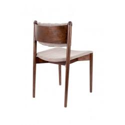 Chaise en bois et tissu Torrance - Lot de 2 - Dutchbone