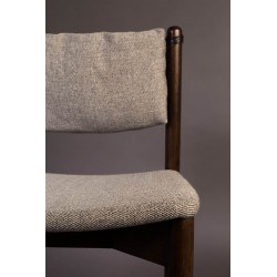 Chaise en bois et tissu Torrance - Lot de 2 - Dutchbone
