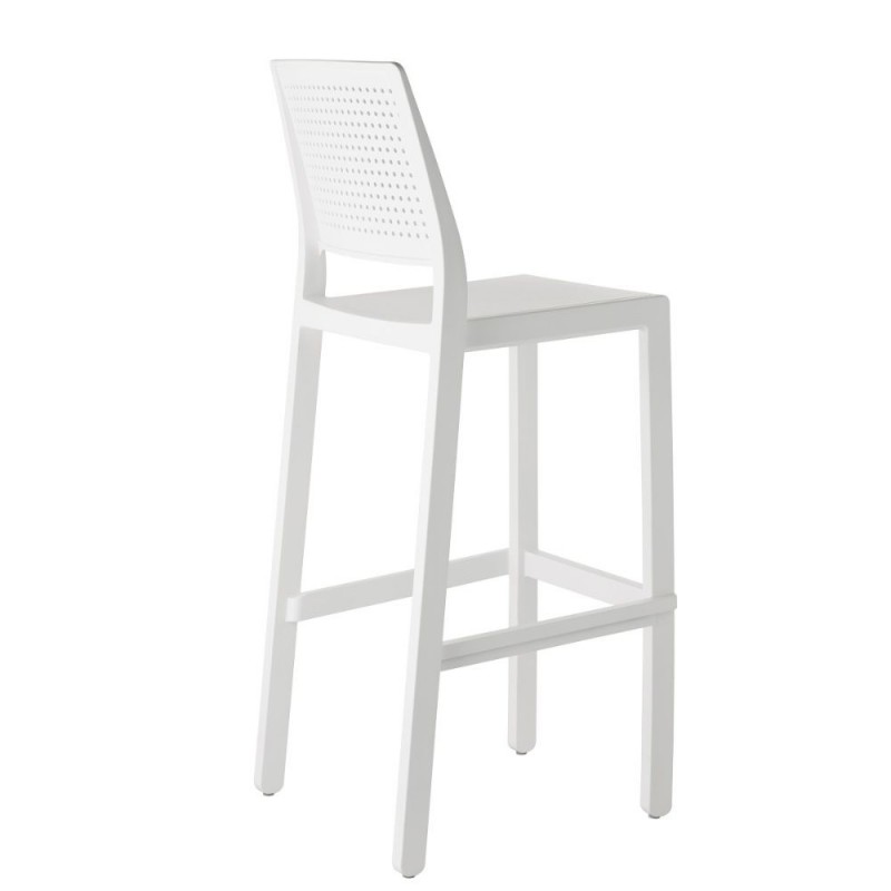 Tabouret blanc style italien EMI H65 cm - Scab design Tabouret blanc style italien EMI H65 cm - Scab design
