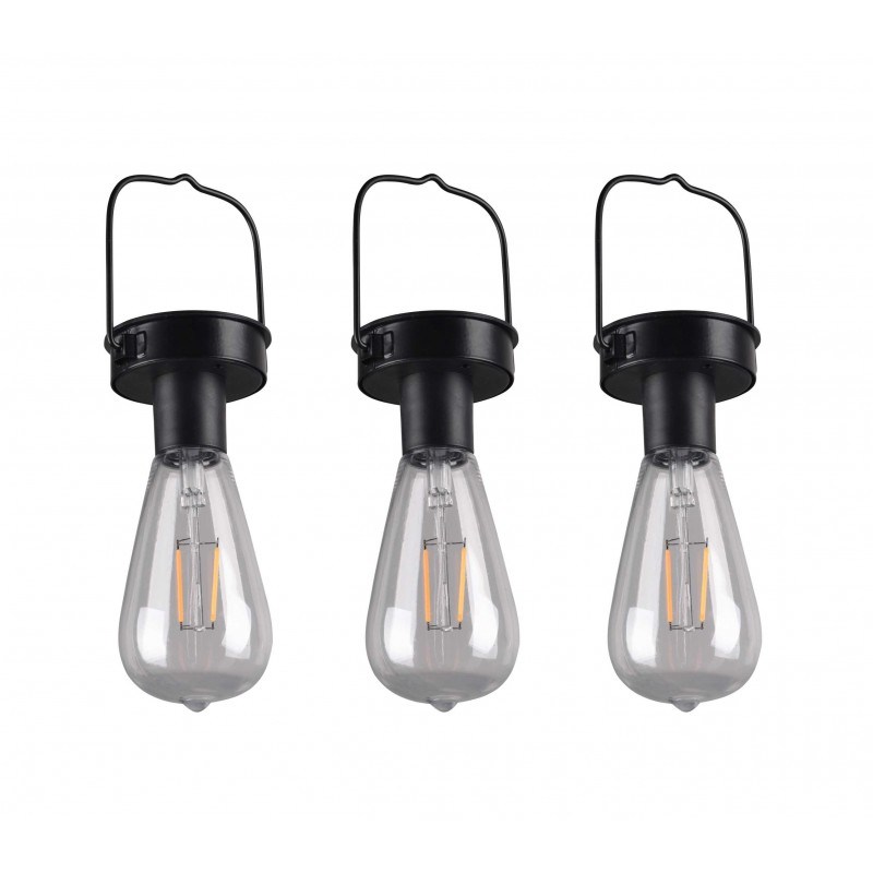 Lot de 3 - Lampe d'ambiance solaire pour jardin Campus Lot de 3 - Lampe d'ambiance solaire pour jardin Campus
