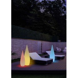 Lampe de jardin rechargeable RGB 80 cm PALMAS